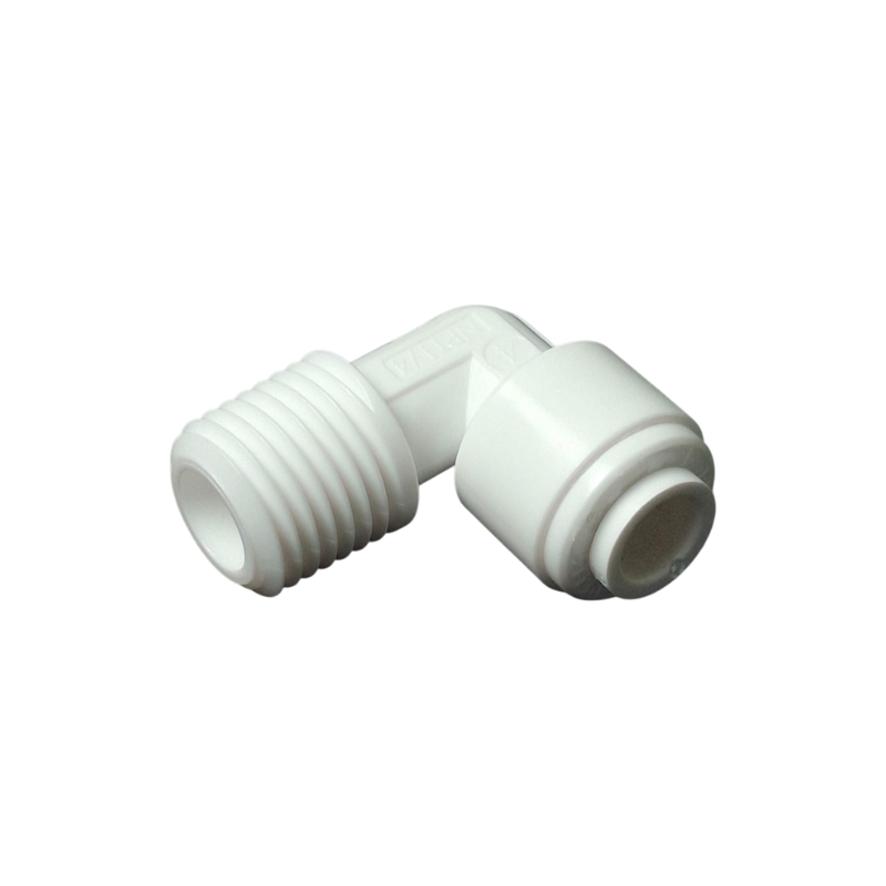 Фітинг кутовий 1/4" і 1/4" (трубка-різьблення)