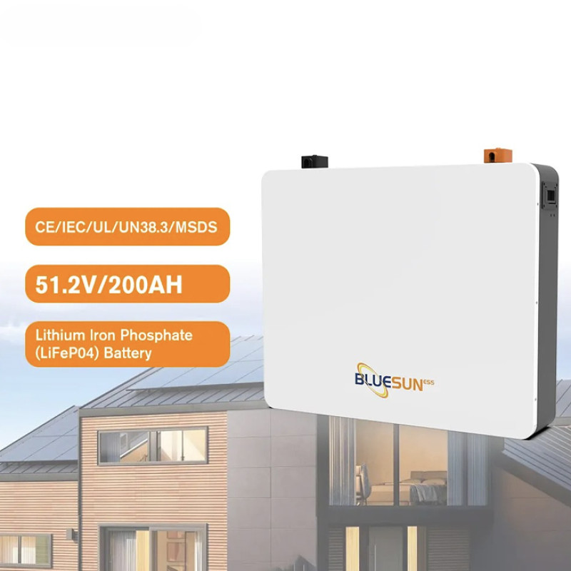 6 кВт инвертор + 10,24 kW LiFePO4 аккумулятор BlueSUN - комплект резервного питания для дома, квартири