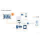 Гібридний інвертор BlueSUN 6kW 48 V 2 MPPT Wi-Fi 220V однофазний