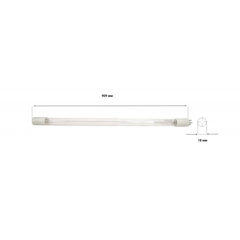 Змінна ультрафіолетова лампа Crystal UV-12GPM, 55 W