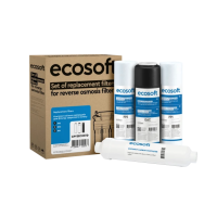 Комплект з 4 картриджів для фільтра зворотного осмосу Ecosoft Standard без мінералізатора
