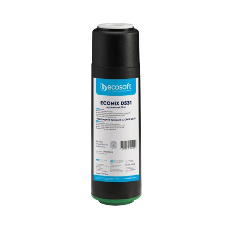 Картридж з сумішшю EcomixD Ecosoft 2,5"x10" 