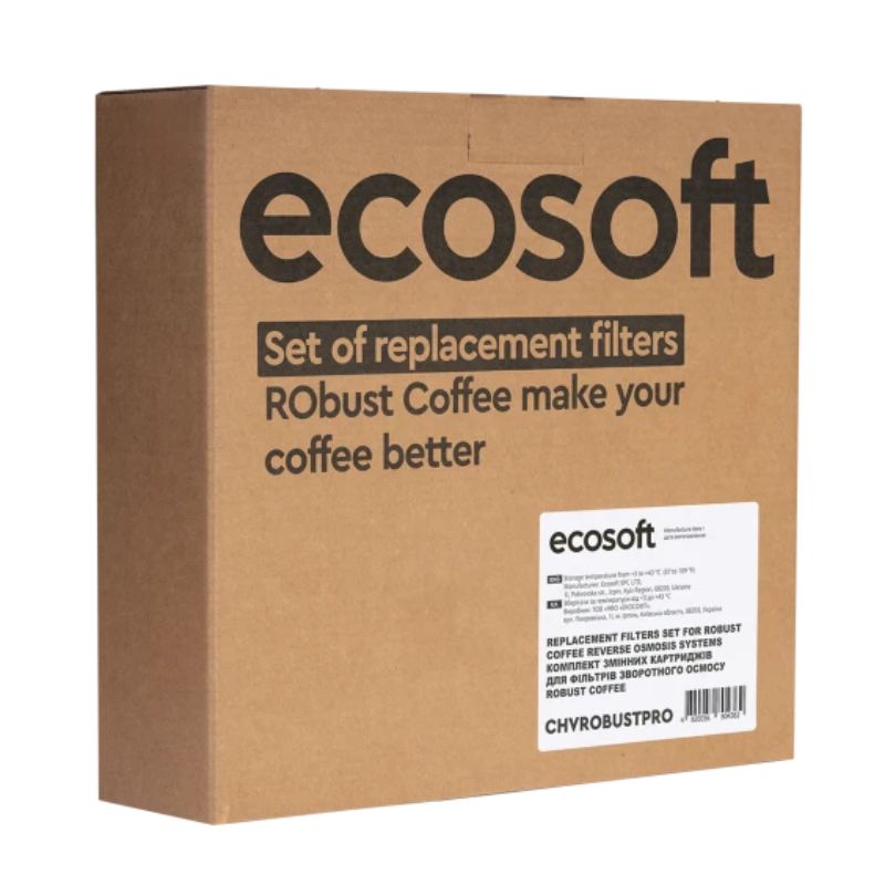 Комплект картриджей 1-2-3-4 ECOSOFT для фильтра RObust COFFEE