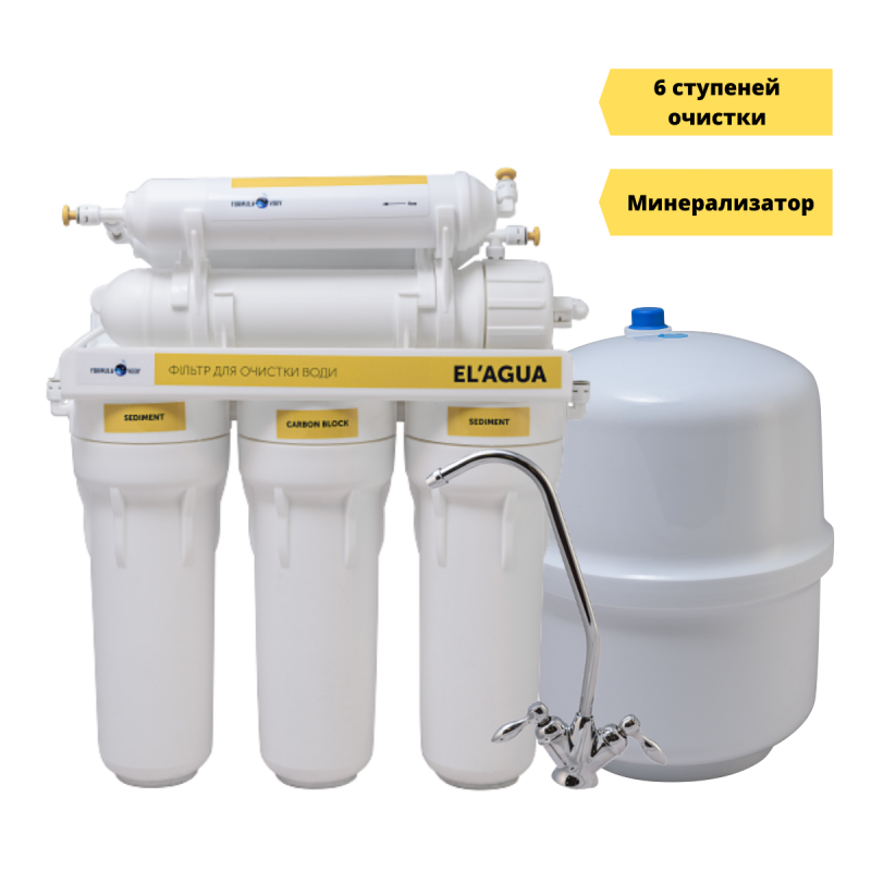 Система зворотного осмосу Formula Vody EL’AGUA 6 з мінералізатором