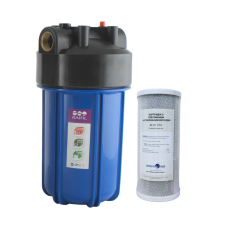 Магістральний вугільний фільтр Big Blue 10” з картриджем СТО