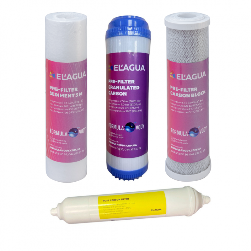 Набір із 4 картриджів Formula Vody Standart 4 plus