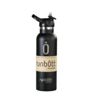 Бутылка для воды KINETICO RUNBOTT 600 мл, черная с колпачком