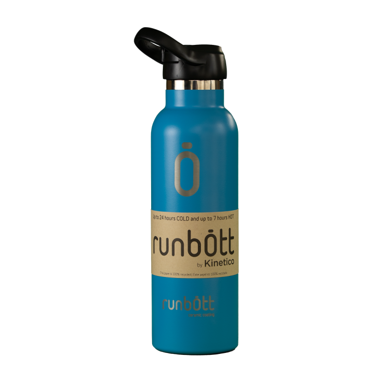 Бутылка-термос KINETICO RUNBOTT 600 мл, голубая, New