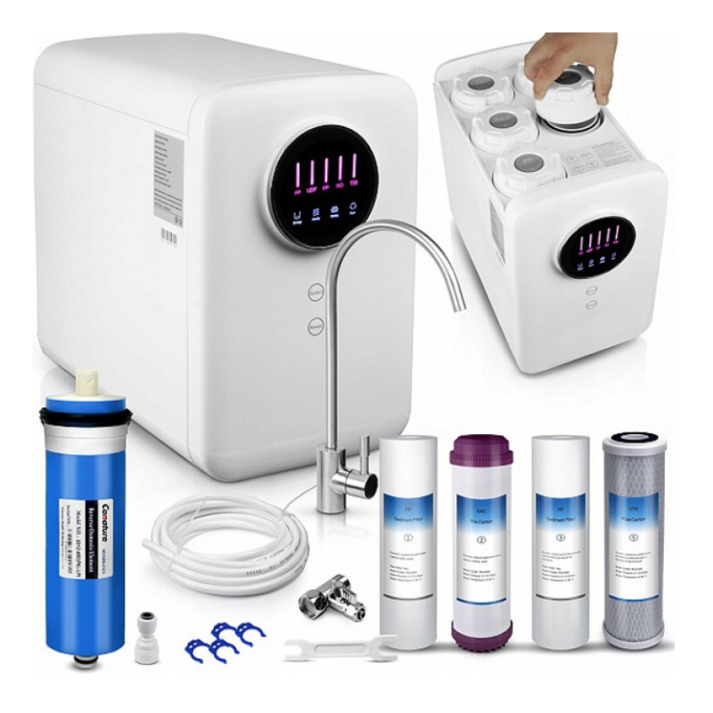 Система зворотного осмосу Canature RO-400UX/DF з помпою
